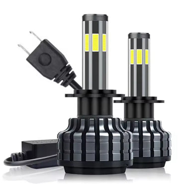 Set 2 Led-uri Auto BESEDER H7/H1 70W, 6000K cu Anulatoare de Eroare