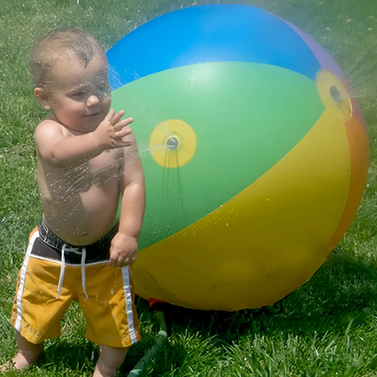 Minge gonflabila, cu stropire, pentru gradina, piscina, petreceri in curte