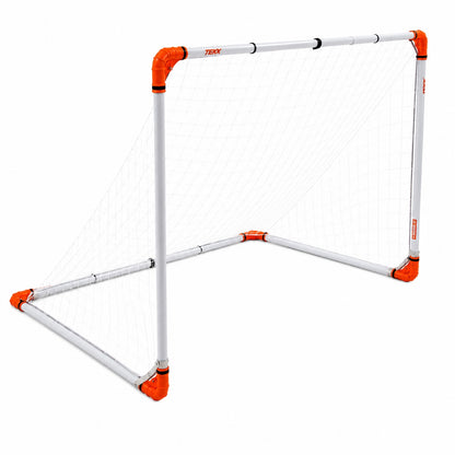 Poartă fotbal pliabilă profesională TEKK, ajustabilă 125 x 183 cm, oțel, geantă transport
