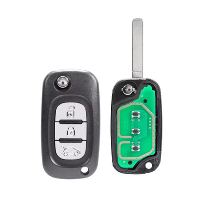 Cheie completa Renault Clio3 Kangoo Master Modus Twingo, 3 butoane, 433Mhz, chip PCF7961 BESEDER