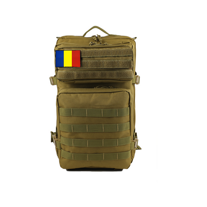Rucsac Militar MOLLE BESEDER 45L Material Tehnic 600D Steag Tricolor