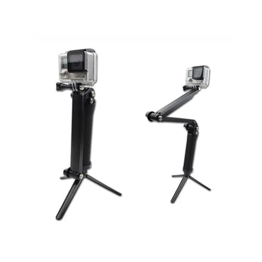 Selfie Stick, pliabil, cu mini trepied, pentru camere video sport, utilizabil in apa