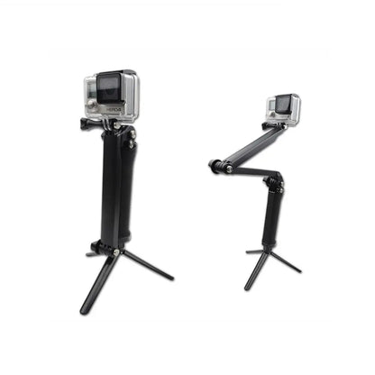 Selfie Stick, pliabil, cu mini trepied, pentru camere video sport, utilizabil in apa