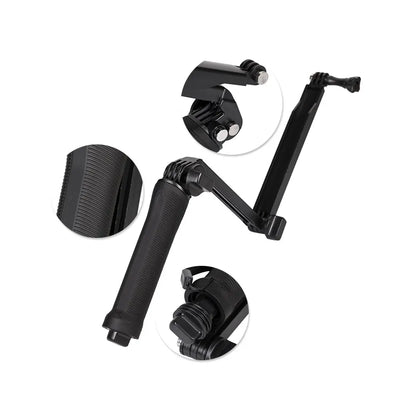 Selfie Stick, pliabil, cu mini trepied, pentru camere video sport, utilizabil in apa