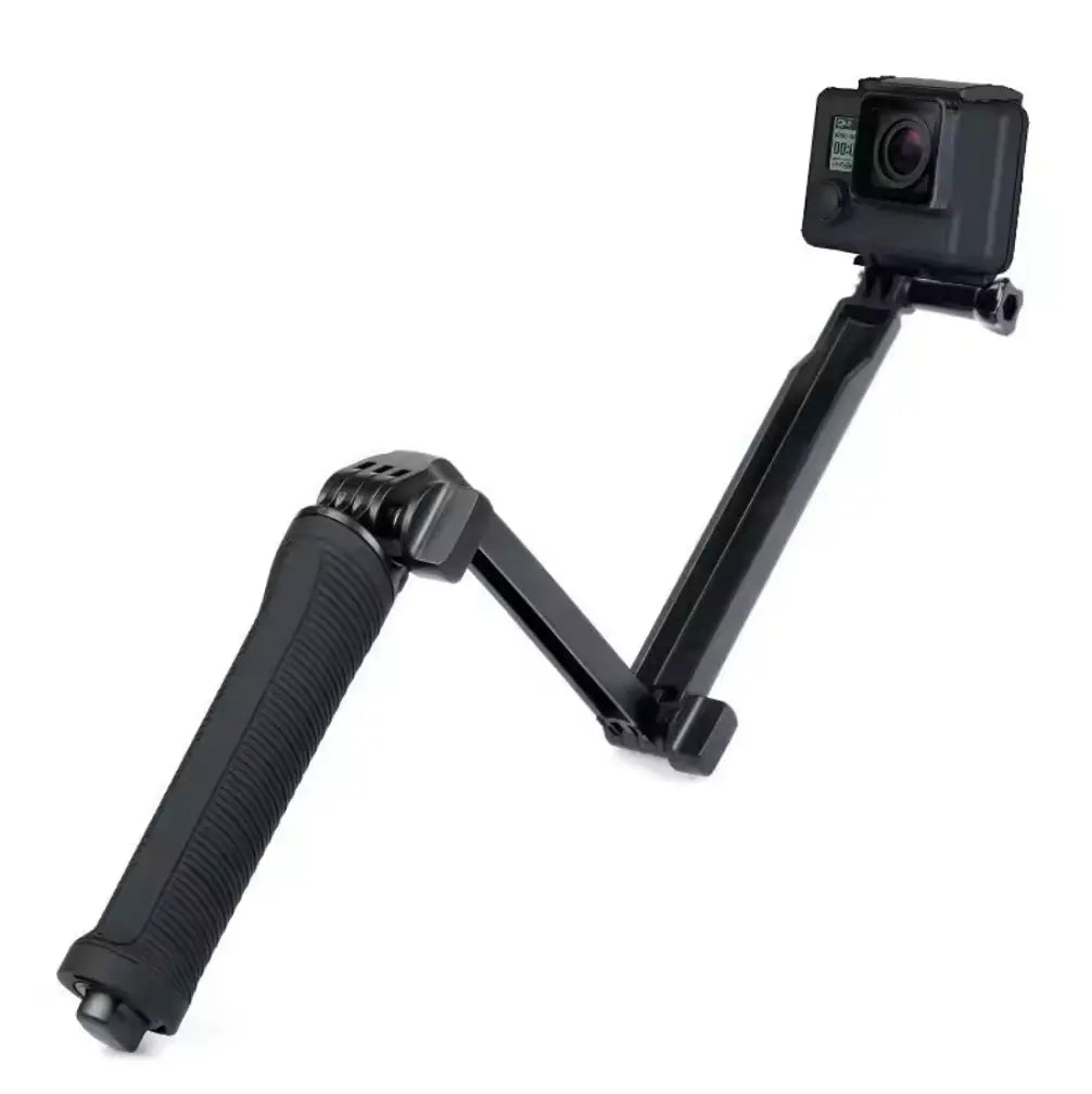 Selfie Stick, pliabil, cu mini trepied, pentru camere video sport, utilizabil in apa