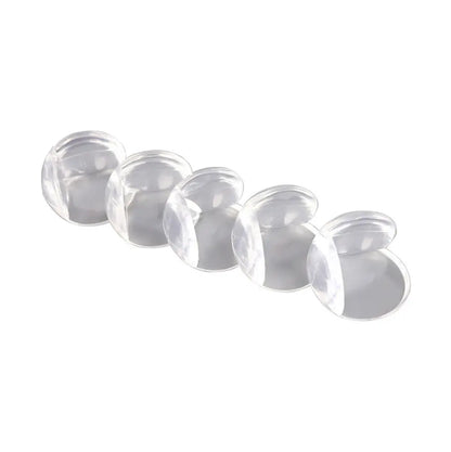 Set 10 Protecții Colțuri Mobilier din Silicon Transparent pentru Siguranța Copiilor, BESEDER