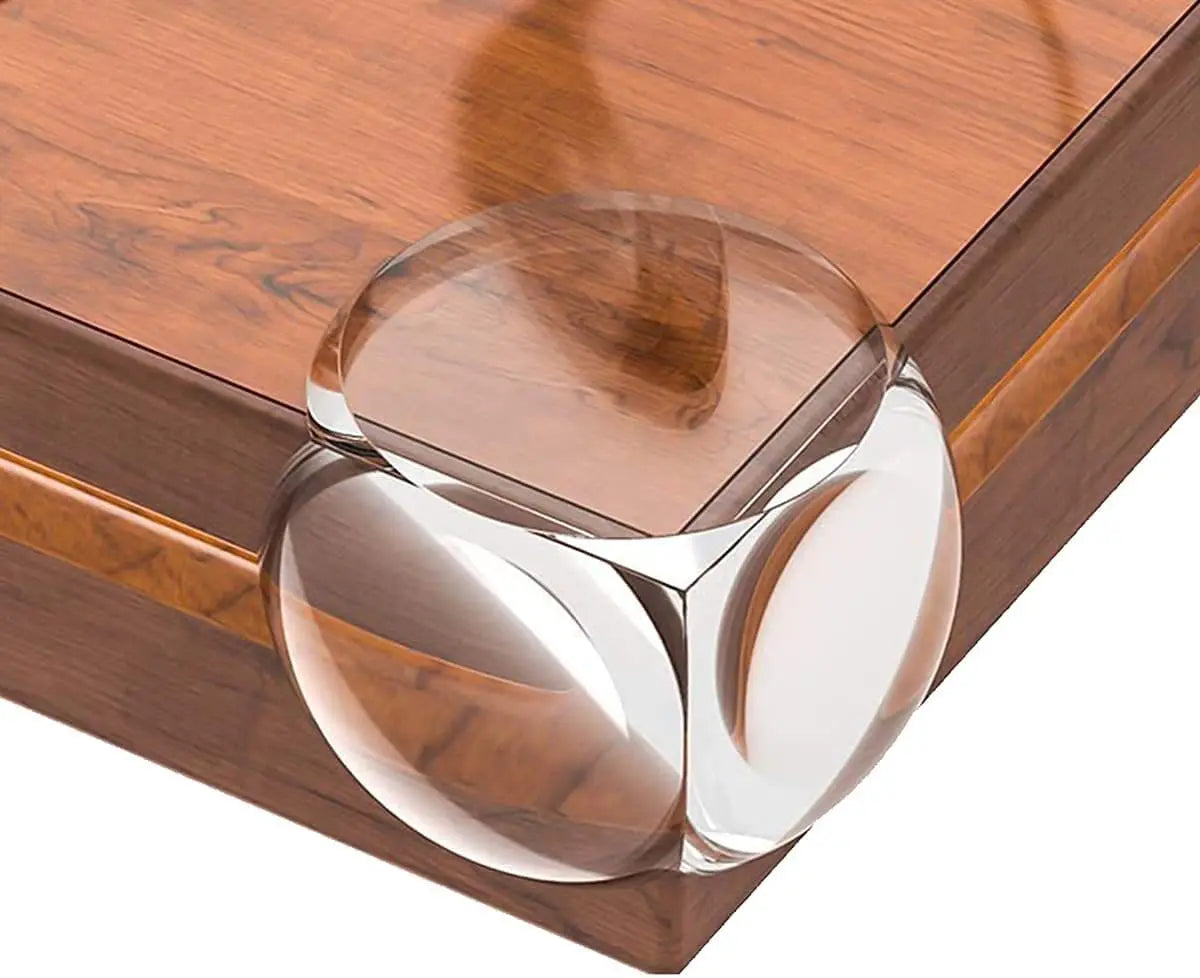Set 10 Protecții Colțuri Mobilier din Silicon Transparent pentru Siguranța Copiilor, BESEDER