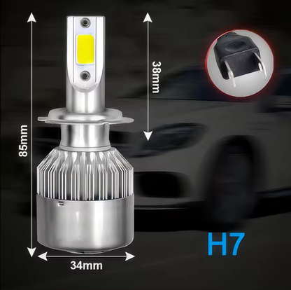 Set LED-uri auto 6500K 3800 lumeni, 36W, radiator aluminiu BESEDER