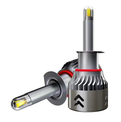 Set 2 Becuri led H1 70W M1904 Chip Led CSP TX3570, Radiator Aluminiu, Premium, BESEDER