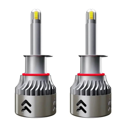 Set 2 Becuri led H1 70W M1904 Chip Led CSP TX3570, Radiator Aluminiu, Premium, BESEDER