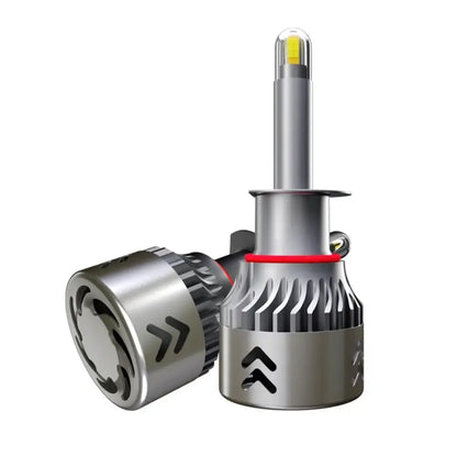 Set 2 Becuri led H1 70W M1904 Chip Led CSP TX3570, Radiator Aluminiu, Premium, BESEDER