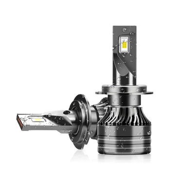 Set 2 Becuri LED H7 70W P1C 9000lm Chip Led CSP TX3570, Radiator Aluminiu, Premium, BESEDER