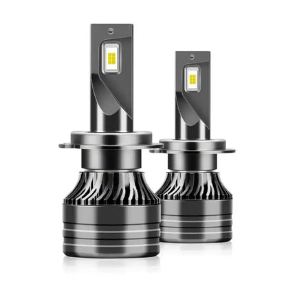 Set 2 Becuri LED H7 70W P1C 9000lm Chip Led CSP TX3570, Radiator Aluminiu, Premium, BESEDER