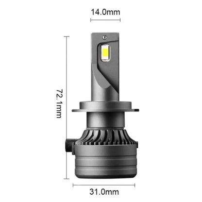 Set 2 Becuri LED H7 70W P1C 9000lm Chip Led CSP TX3570, Radiator Aluminiu, Premium, BESEDER