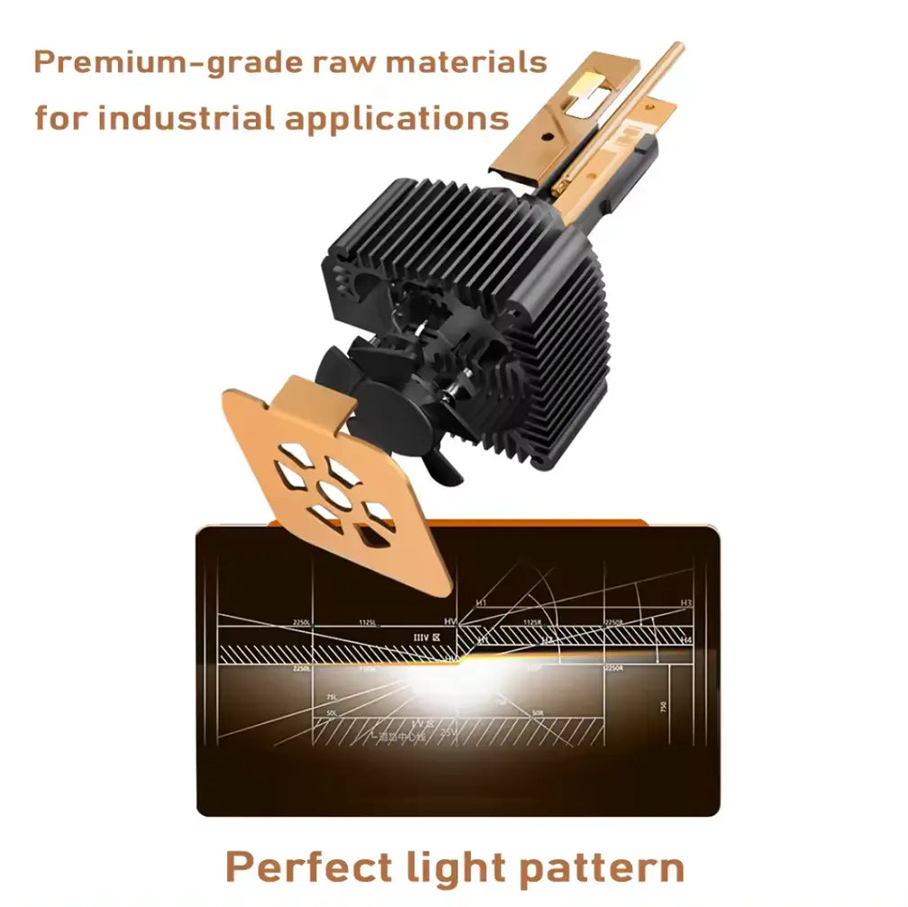 Set 2 Becuri LED Auto D1S 90W M18, BESEDER, 6000K, IP68, Răcire Activă, Chipuri LED CSP TX3570, BESEDER