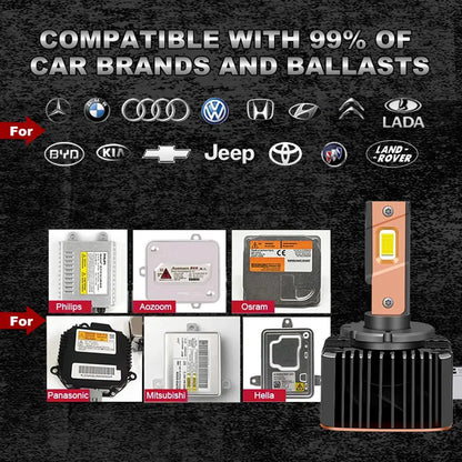 Set 2 Becuri LED Auto D1S 90W M18, BESEDER, 6000K, IP68, Răcire Activă, Chipuri LED CSP TX3570, BESEDER
