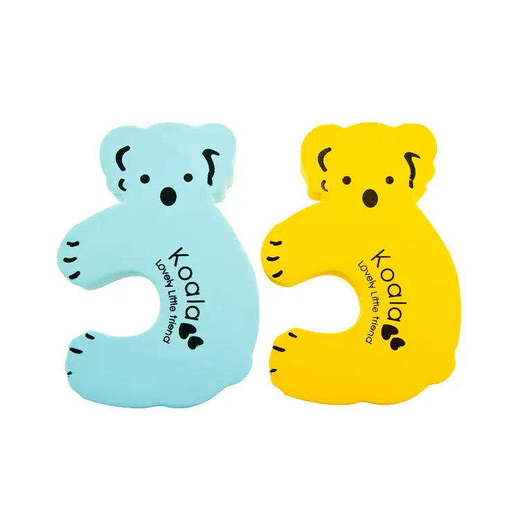 Set 4 Protecții Uși Koala Siguranță Copii, Spumă, Multicolor, BESEDER