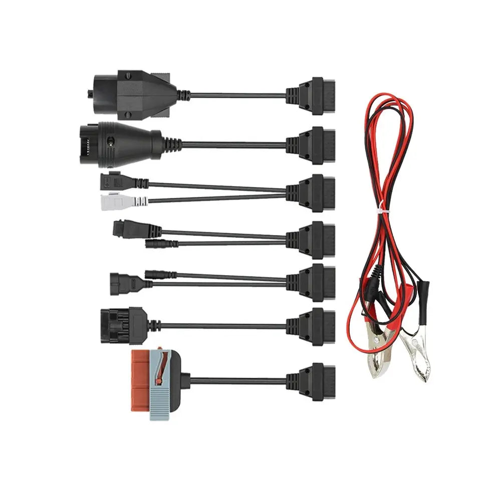 Set 8 Cabluri Adaptoare OBD2 BESEDER pentru BMW, Mercedes, Audi, Opel, Fiat, Citroen, Peugeot