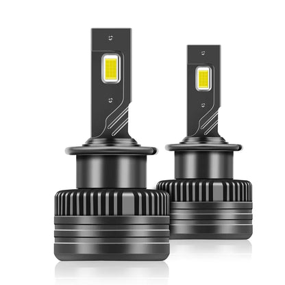 Set 2 Becuri LED Auto D4S, 110W, 6000K, IP68, Răcire Activă, Chipuri LED CSP TX3570, BESEDER