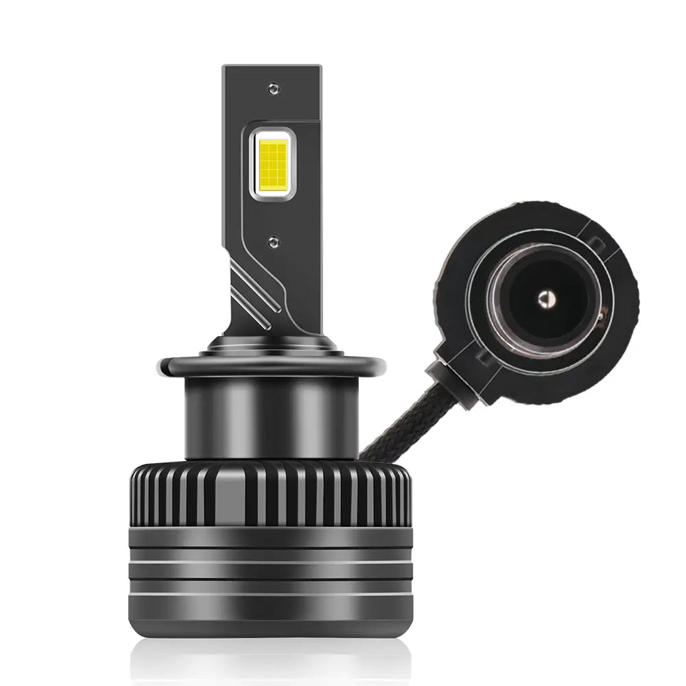 Set 2 Becuri LED Auto D4S, 110W, 6000K, IP68, Răcire Activă, Chipuri LED CSP TX3570, BESEDER