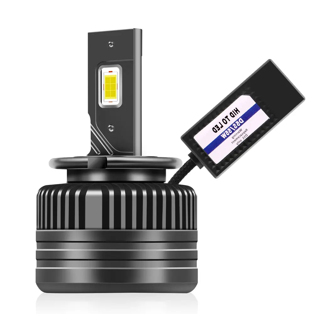 Set 2 Becuri LED Auto BESEDER D5S 110W, 12000 Lumeni, Chipuri Led CSP TX3570, 6000K, IP68, Răcire Activă
