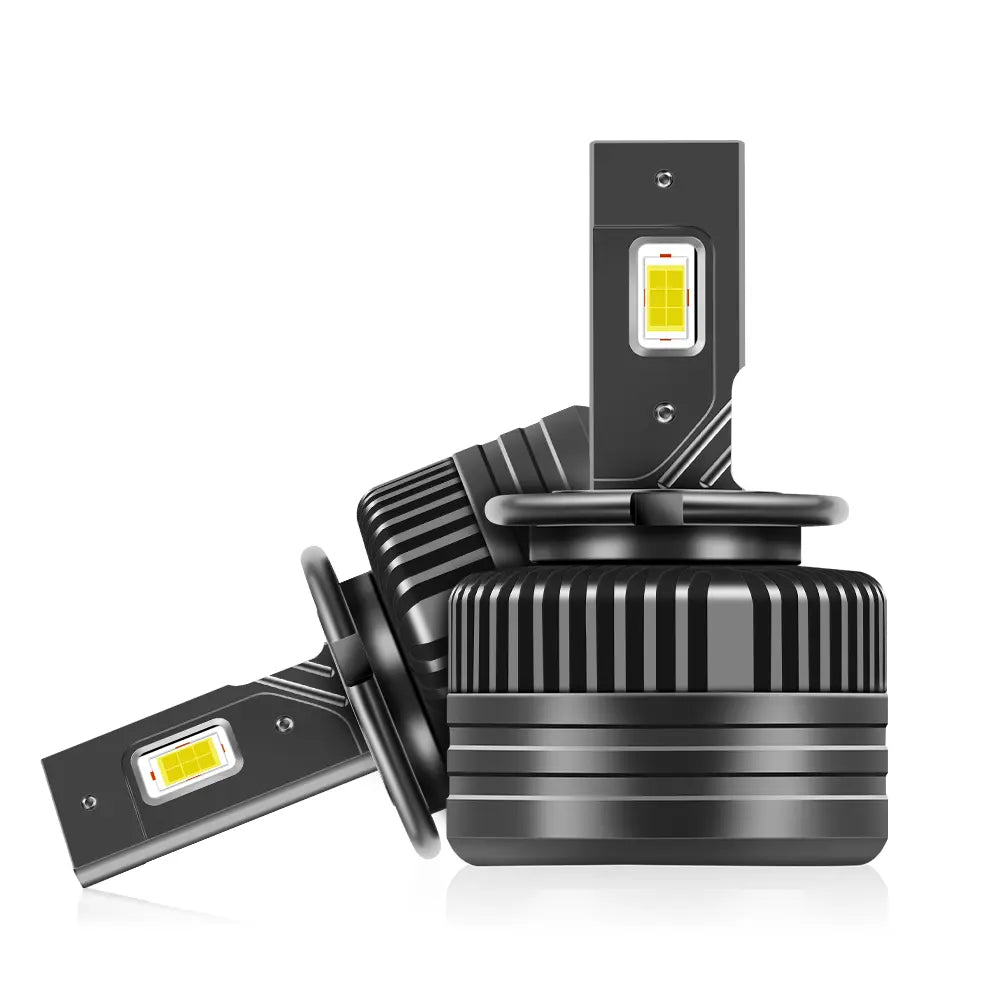 Set 2 Becuri LED Auto BESEDER D5S 110W, 12000 Lumeni, Chipuri Led CSP TX3570, 6000K, IP68, Răcire Activă