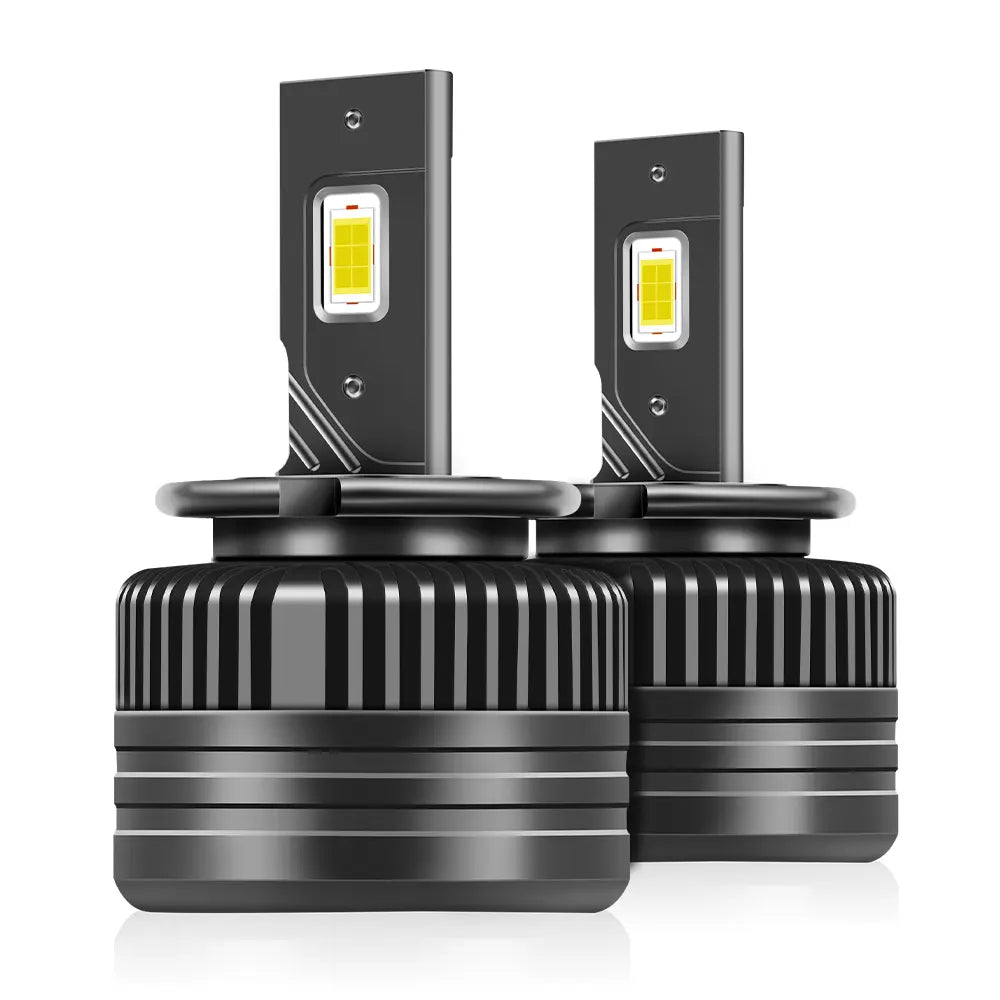 Set 2 Becuri LED Auto BESEDER D5S 110W, 12000 Lumeni, Chipuri Led CSP TX3570, 6000K, IP68, Răcire Activă
