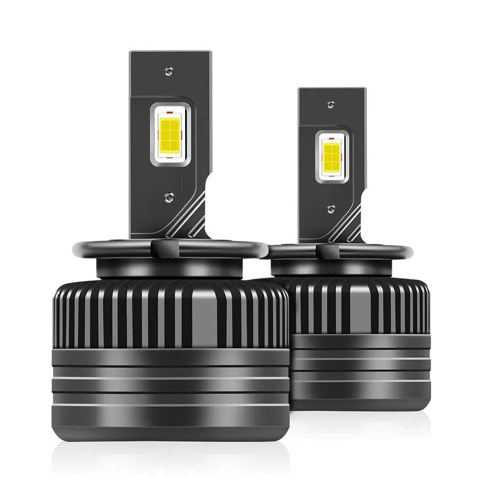 Set 2 Becuri LED Auto BESEDER D5S 110W, 12000 Lumeni, Chipuri Led CSP TX3570, 6000K, IP68, Răcire Activă