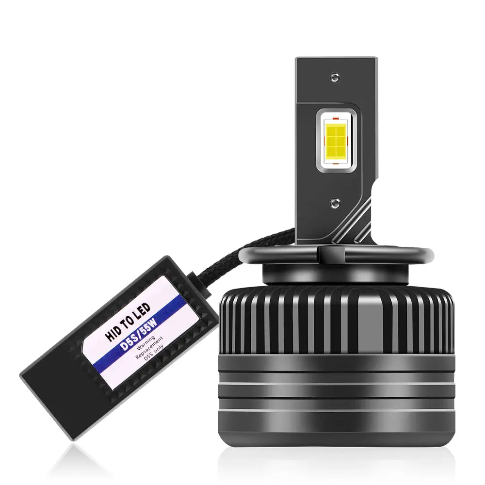 Set 2 Becuri LED Auto BESEDER D5S 110W, 12000 Lumeni, Chipuri Led CSP TX3570, 6000K, IP68, Răcire Activă