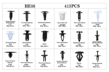 Set 416 piese Cleme Clipsuri Fixare Auto Interior Exterior BESEDER