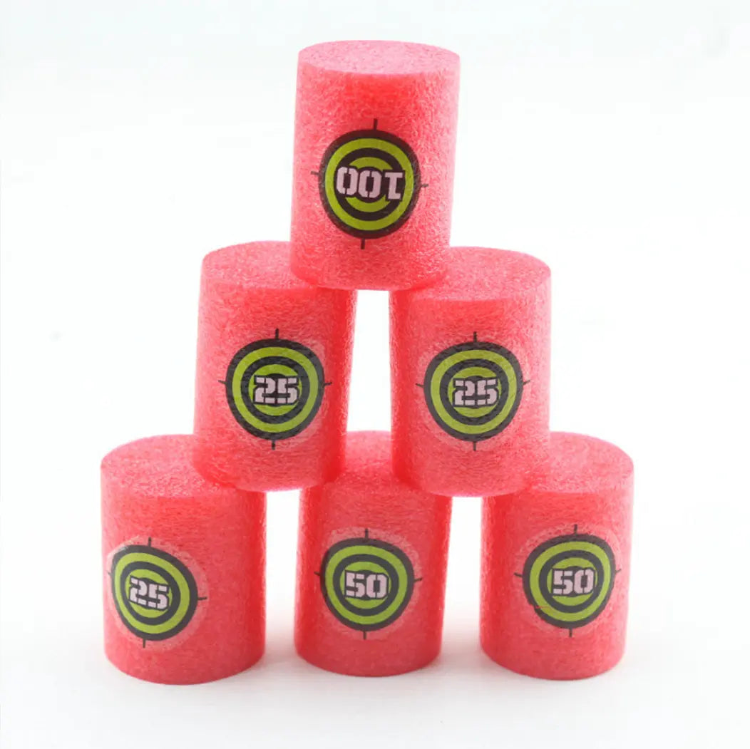 Set Ținte din Burete Nerf BESEDER, Compatibile cu Armele de Jucărie, 6 buc