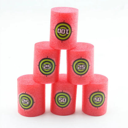 Set Ținte din Burete Nerf BESEDER, Compatibile cu Armele de Jucărie, 6 buc