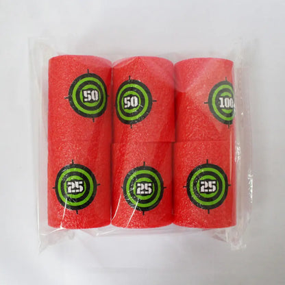 Set Ținte din Burete Nerf BESEDER, Compatibile cu Armele de Jucărie, 6 buc