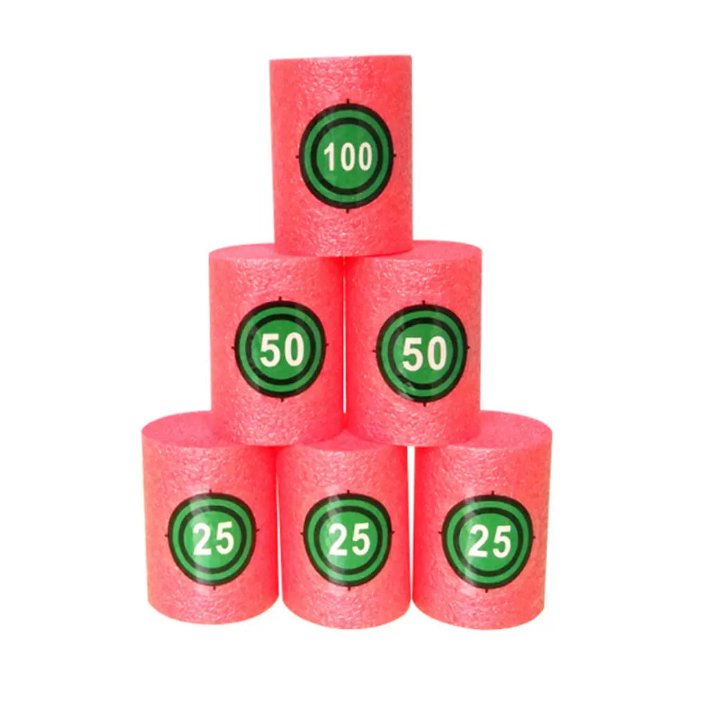 Set Ținte din Burete Nerf BESEDER, Compatibile cu Armele de Jucărie, 6 buc
